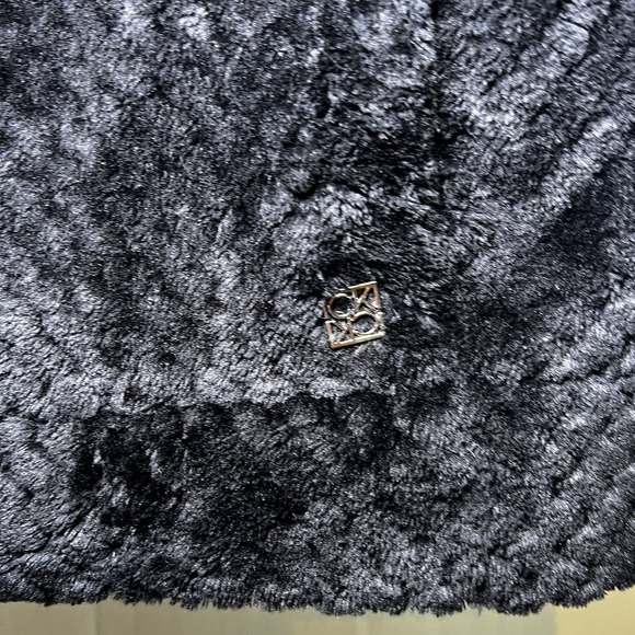 Calvin Klein Vest Womens‎ Large Black Fuzzy Front Zip Sleeveless Cozy Warm Nice - Picture 2 of 7